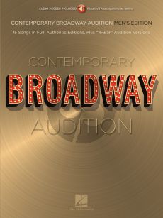 Contemporary Broadway Audition: Men's Edition (Book with Audio online)