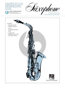 Master Solos Intermediate Level Alto Saxophone (Book with Audio online) (Linda Rutherford and Larry Teal)