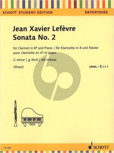 Lefevre Sonata No.2 g-minor Clarinet-Piano (edited by Rudolf Mauz)