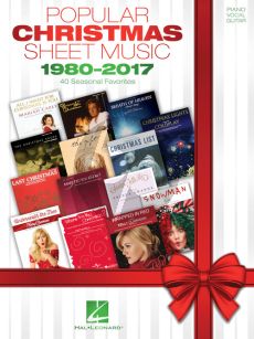 Popular Christmas Sheet Music – 1980-2017 Piano-Vocal-Guitar