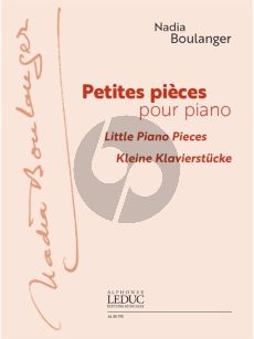 Boulanger Petites Pièces pour Piano