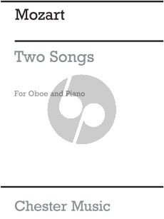 Mozart 2 Songs for Oboe and Piano (transcr. by Evelyn Rothwell)