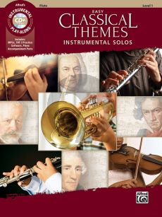 Easy Classical Themes Instrumental Solos for Flute (Bk-CD) (arr. Bill Galliford)