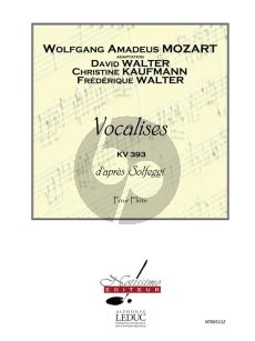 Mozart Vocalises KV 393 d'apres Solfeggi pour Flute (David Walter-Frederique Walter et Christine Kaufmann)