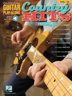 Country Hits - Guitar Play-Along Series Vol. 76 (Book with Audio online) (second edition)