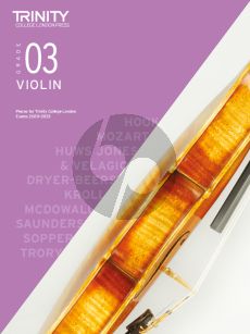 Trinity Violin Exam Pieces 2020-2023 Grade 3 (Violin-Piano)