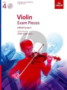 Album Violin Exam Pieces 2020-2023, ABRSM Grade 4 Solo Part with Piano and Cd Nabestellen