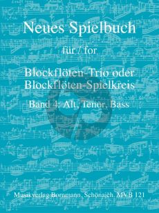 Album Neues Spielbuch für Blockflöten-Trio Vol.4 (ATB)