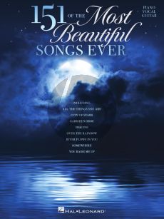 151 of the Most Beautiful Songs Ever Piano-Vocal-Guitar