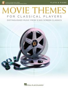 Movie Themes for Classical Players – Flute and Piano (Book with Audio online)