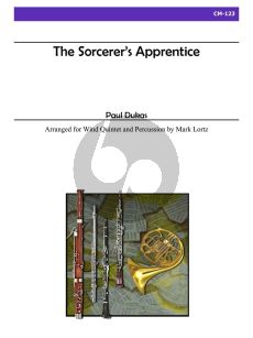 Dukas Sorcerer's Apprentice for Wind Quintet and Percussion (Score/Parts) (arr. Mark Lortz)