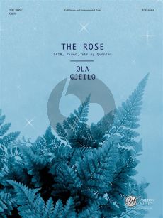 Gjeilo The Rose SATB and piano with Optional String Quartet