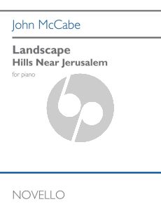 McCabe Landscape - Hills near Jerusalem Piano solo