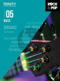 Album Trinity College Rock & Pop Bass 2018 Grade 5 Book with Audio Online