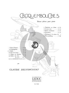 Delvincourt Croquembouches No.9 - Baba Piano Solo