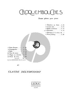 Delvincourt Croquembouches No.4 - Grenadine Piano Solo