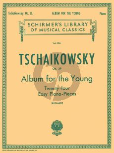 Tchaikovsky Album for the Young (24 Easy Pieces), Op. 39 for Piano Solo