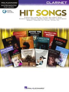 Hit Songs Clarinet Play-Along (Book with Audio online)