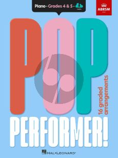 ABRSM Pop Performer! Piano - Grade 4 - 5 (Book with Audio online)