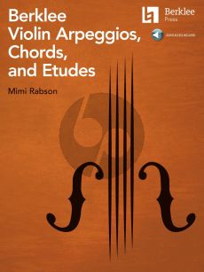 Rabson Berklee Violin Arpeggios, Chords, and Etudes (Book with Audio online)