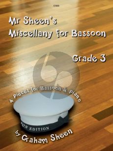 Sheen Mr.Sheen's Miscellany Grade 3 - 4 Pieces for Bassoon and Piano