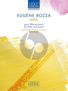 Bozza Aria for Flute and Piano (Bruno Jouard)