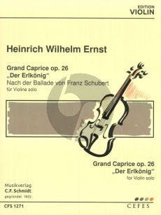 Ernst Grand Caprice "Der Erlkönig" Op. 26 nach Schubert Violine solo