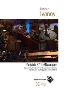 Ivanov Fantaisie No 1 "Mécanique" 3 Guitar with Violin and Cello (Score/Parts)