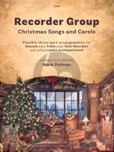 Album Recorder Group Vol 3 Christmas Songs & Carols for 3 Recorders Score and Parts (Arranged by Mark Pulman) (Beginner to Grade 2)