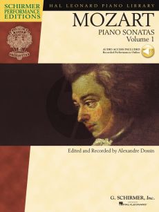 Mozart Piano Sonatas Volume 1 (Book with Audio online) (edited by Alexandre Dossin)