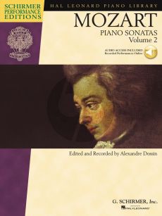 Mozart Piano Sonatas Volume 2 (Book with Audio online) (Alexandre Dossin)