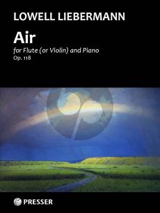 Liebermann Air Op. 118 for Flute (or Violin) and Piano