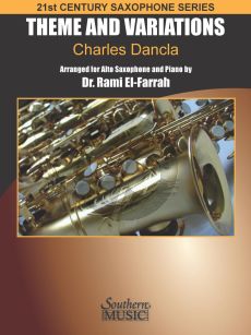 Dancla Theme and Variations for Alto Saxophone and Piano (arr. Dr. Rami El-Farrah)