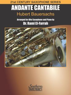 Bauersachs Andante Cantabile for Alto Saxophone and Piano (arr. Dr. Rami El-Farrah)