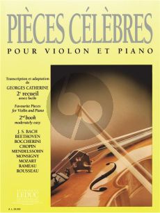 Pieces Celebres Vol. 2 Violon et Piano (Georges Catherine)