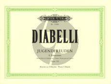 Diabelli Jugendfreuden Op.163 fur Klavier zu 4 Handen (6 Sonatinen im Umfang von 5 Tönen bei stillstehender Hand) (Martienssen)