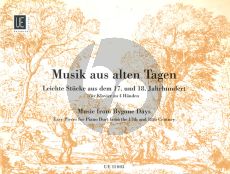 Musik aus Alten Tagen Klavier 4 Hd.