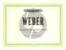 Weber Original-Kompositionen Op.3 - 10 - 60 Klavier 4 Hd.