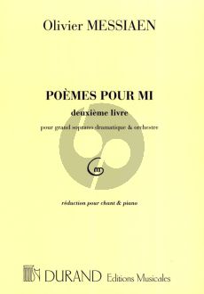 Messiaen Poemes pour Mi Vol.2 pour Grand Soprano Drammatique et Piano