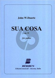 Duarte Sua Cosa Op.52 Guitar