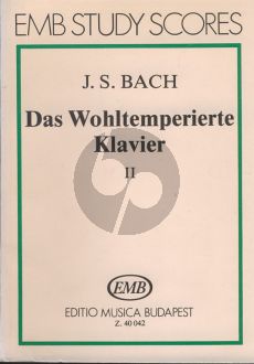 Bach Das Wohltemperierte Klavier Vol.2 (Study Score) (edited by István Lantos)