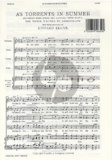 Elgar As Torrents in Summer SATB