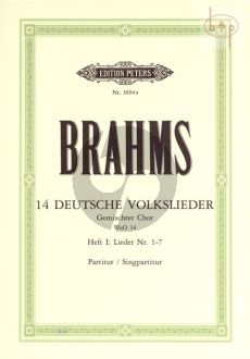 14 Deutsche Volkslieder WoO 34 Vol.1 nr.1 - 7