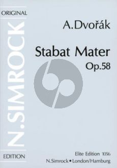 Dvorak Stabat Mater Op.58 Vocal Score