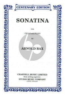 Bax Sonatina Violoncello-Piano