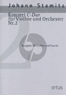 Stamitz Konzert C-dur No.2 Violine und Orchester (Klavierauszug) (Kuo-Hsiang Hung)