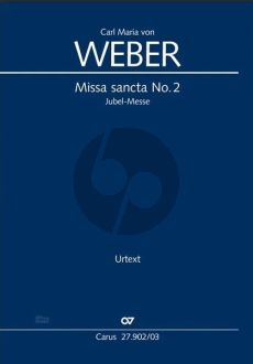 Weber Missa sancta No. 2 Jubel-Messe WeV A.5, Offertorium Op. 76 Soli-Chor Und Orchester (Klavierauszug) (Frank Höndgen)