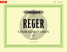 Reger Choralfantasien Vol. 2 Op. 52 / 1 – 3 Orgel (Martin Schmeding und Elizabeth Robinson)