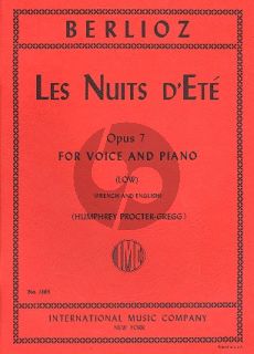 Berlioz Les Nuits d'Ete op.7 Low