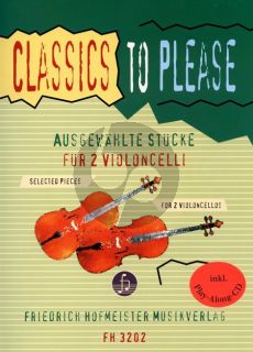 Classics to Please Vol. 2 2 Violoncellos (Book with Play-Along CD) (Hans Peter Linde)